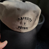 Cafecito y Fútbol™ Coach's Hat - Black & Tan