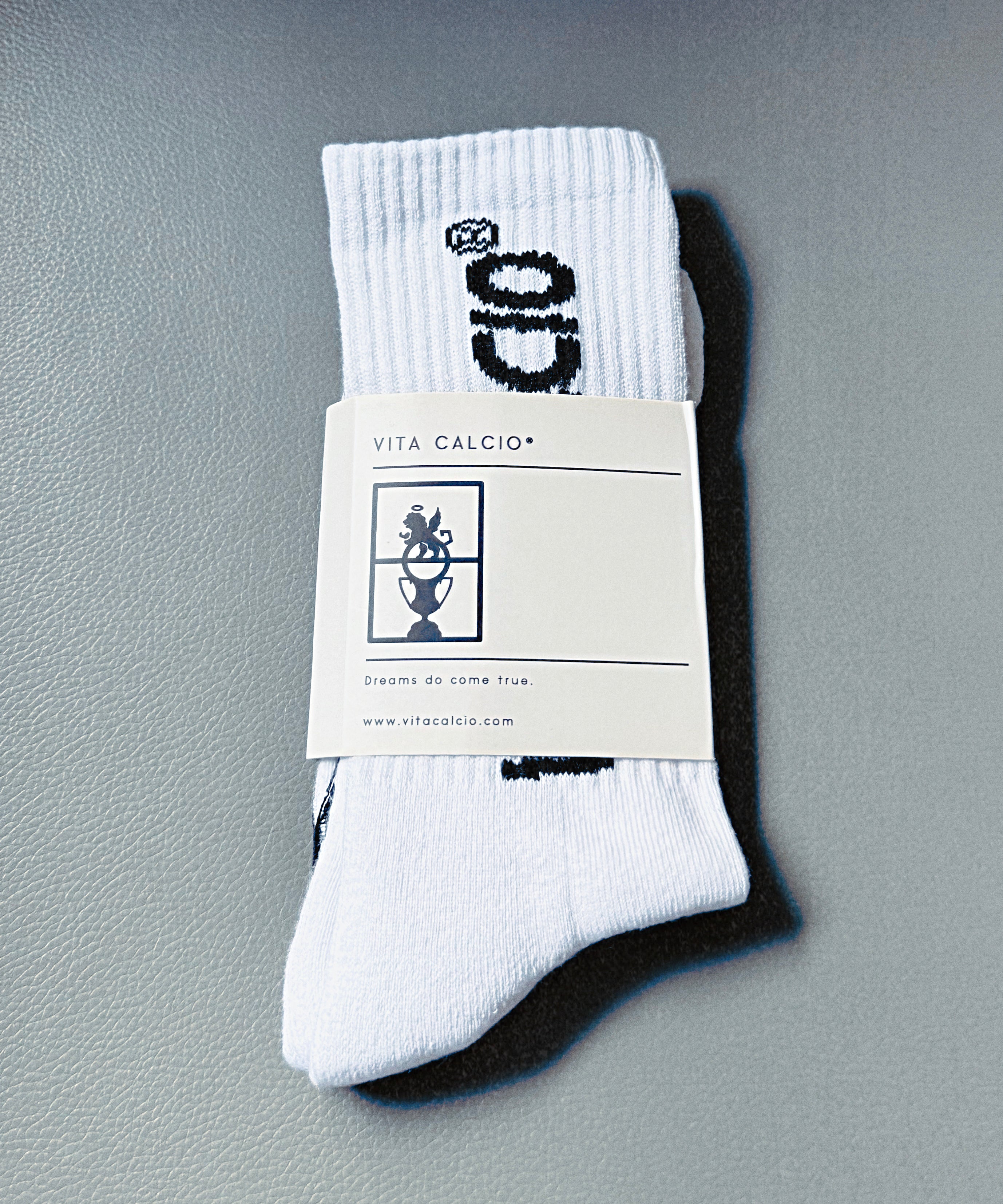 VITA CALCIO® Dreamin' Grippy Socks - White