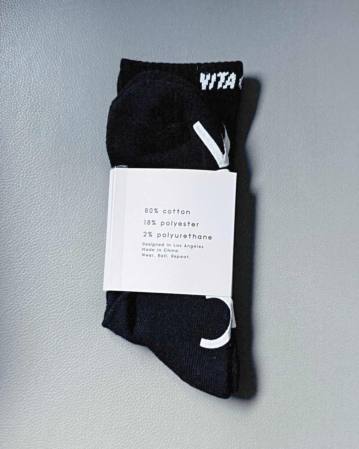 VITA CALCIO® Grippy Socks Prototype V2 - Black