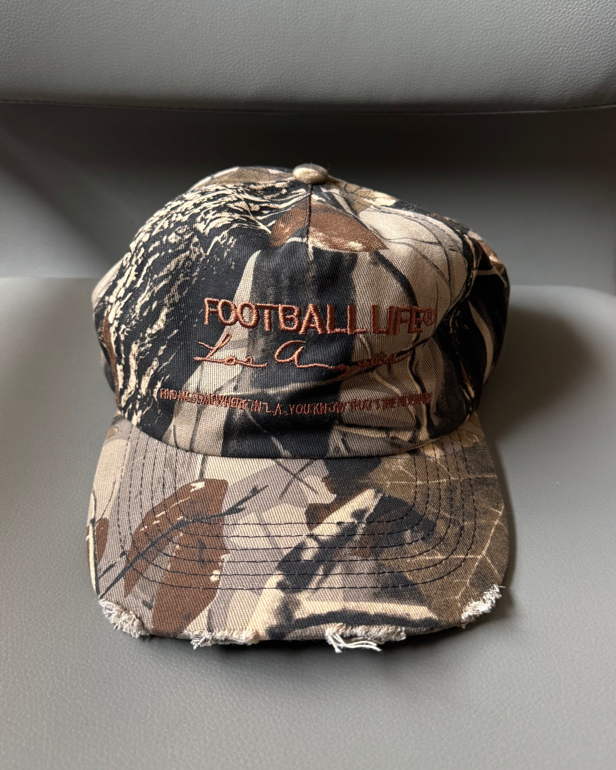 Football Life® Los Angeles California Trucker Hat - Camo Sample 1 of 1