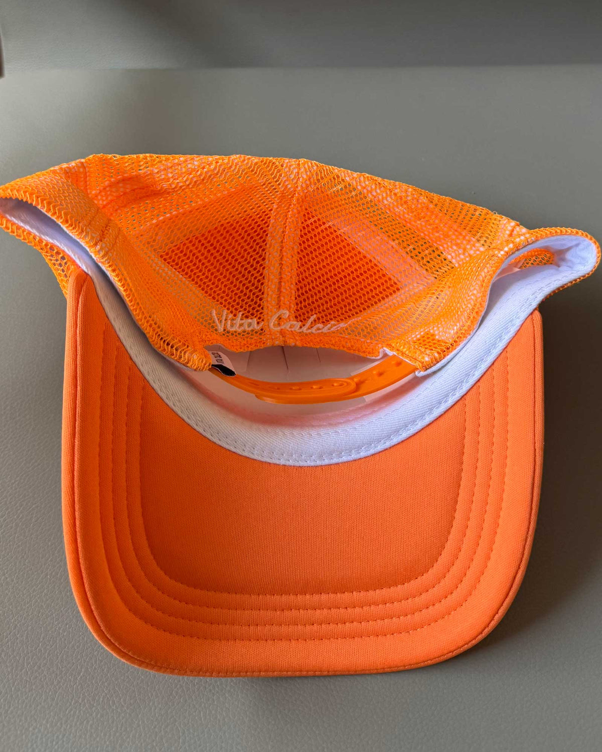 L.A. River Hat Highlighter Orange / White - Sample Sale 1 of 1