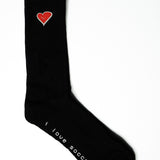 Blurry ❤️ Socks - Black