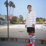 max rodriguez wearing vita calcio socks at the grove pan paficic park