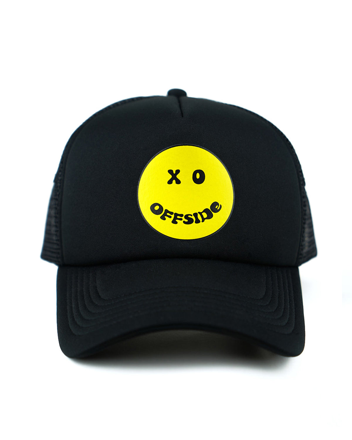 X O Offside 😇 Foam Trucker Hat - Black (PRE-ORDER)